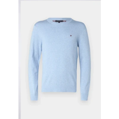 Abbildung von Tommy Hilfiger Essential CREW NECK Strickpullover, Herren, Größe: 3XL, Vessel blue