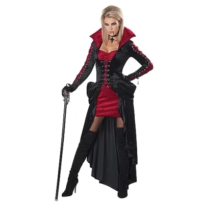 Abbildung von California Costumes Damen Bloodthirsty Vixen Erwachsenenkostüm, schwarz/red, Medium