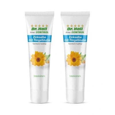 Abbildung von Dr. Hall Zinksalbe mit Ringelblume, 2er Pack 2 St