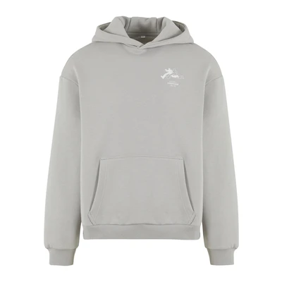 Abbildung von Upscale by Mister Tee Fluffy Kapuzenpullover, Herren, Größe: Large, Lightasphalt
