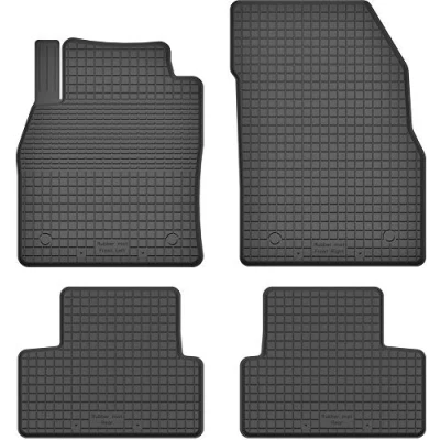 Abbildung von Fußmatten Vorne, Hinten 4er Set für Opel Astra J 2009 2018 Gummi Gumimatten