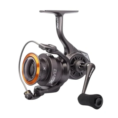 Abbildung von Abu Garcia Spinnrolle, Revo X Raubfischangeln, Süßwasserangler, Barsch, Hecht, Zander, Grau, 6,2:1 Übersetzung, robust &amp; leicht, 7+1 Lager, 3000