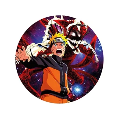 Abbildung von Tortenaufleger Naruto, rund 20cm Fondantpapier PREMIUM