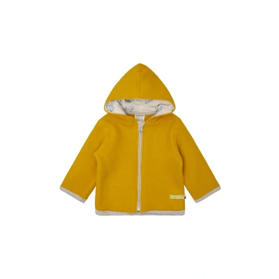 Abbildung von loud + proud MIT Kapuze Fleecejacke für Kinder, Größe: 86/92, Curry