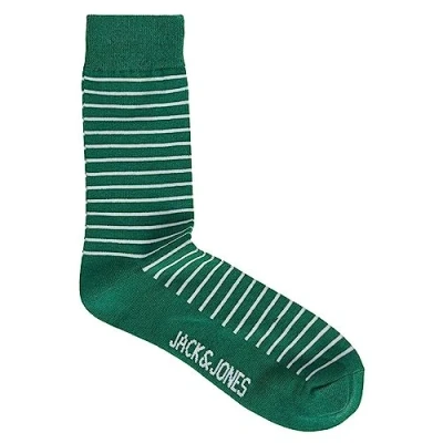 Abbildung von JACK &amp; JONES Herren Jackay Stripe Noos Socken, Aventurine ,Einheitsgröße