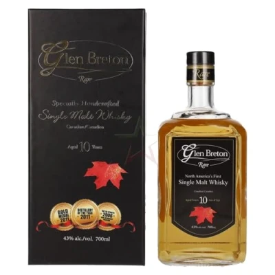 Abbildung von Glen Breton Rare 10 Years Old Canada&#039;s First Single Malt Whisky 43,00% 0,70 Liter