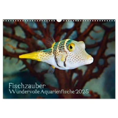 Abbildung von Fischzauber Wundervolle Aquarienfische (Wandkalender 2025 DIN A3 quer), CALVENDO Monatskalender