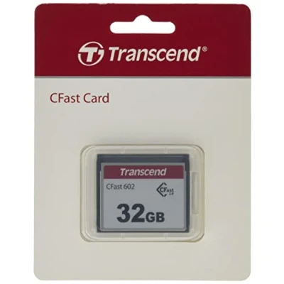 Abbildung von Transcend TS32GCFX602, 32 GB, CFast 2.0, 500 MB/s, 350 Schwarz