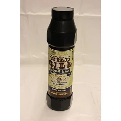 Abbildung von The Real Wild Bill Barbecue Sauce American Garlic 750ml Flasche (Grill Sauce)