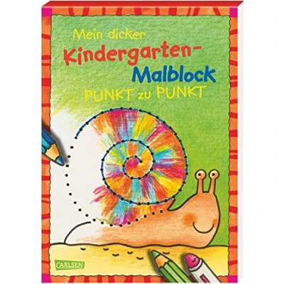 Abbildung von Mein dicker Kindergarten Malblock: Von Punkt zu