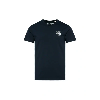 Abbildung von Camp David Vneck LOGO Tshirt print, Herren, Größe: Medium, Blue navy