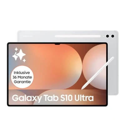 Abbildung von Samsung Galaxy Tab S10 Ultra AI Tablet, Android 12 GB RAM, 512 Speicher, AMOLED Display, Antireflexionsbeschichtung, Inkl. S Pen, 5G , Moonstone Gray, 36 Monate Herstellergarantie