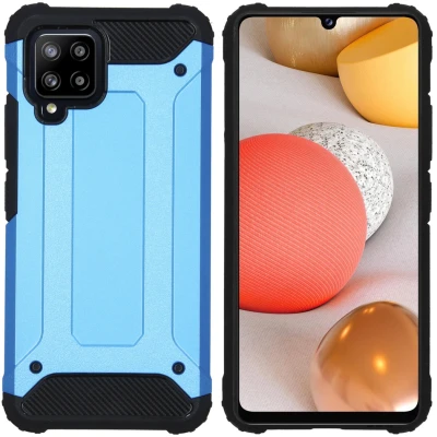 Abbildung von Samsung Galaxy A42 Hülle Kunststoff iMoshion Hard Case/Backcover Handyhülle Hellblau