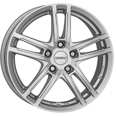 Abbildung von DEZENT 5 loch 17Zoll 100mm Alufelge TZ silber TTZ96SA40E Felge