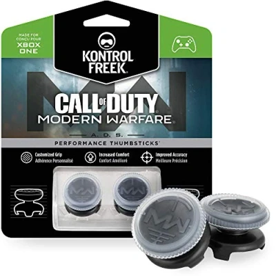 Abbildung von KontrolFreek Call of Duty: Modern Warfare A.D.S. Performance Thumbsticks für Xbox One Controller 2 x Hoch Konkav Transparent/Schwarz