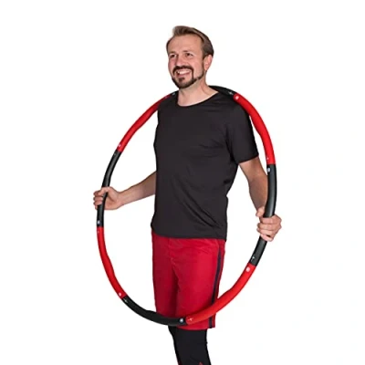 Abbildung von HOOPOMANIA Weight Hoop [1,5 kg] Hula Reifen zum Abnehmen Hulahoop für Erwachsene