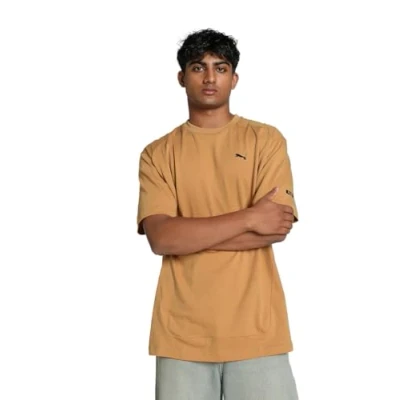 Abbildung von Puma Tshirt basic, Herren, Größe: Medium, Caramel latte