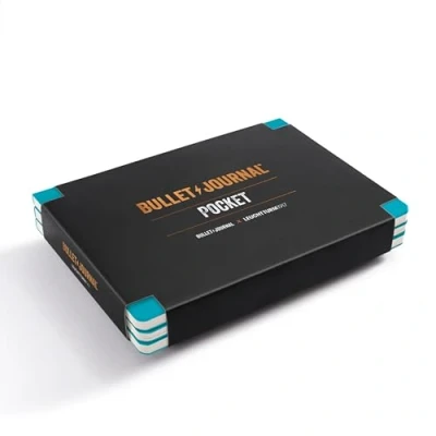 Abbildung von LEUCHTTURM1917 371629 Bullet Journal Pocket, 14,3x10,3 cm, 46 nummerierte Doppelseiten, Dotted, Turquoise25, 3 Pack