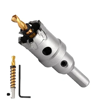 Abbildung von 14mm Lochsäge Hartmetall Bohrer, TCT Metall Bohrer für Edelstahl, Eisen, Legierung, Holz, Kunststoff