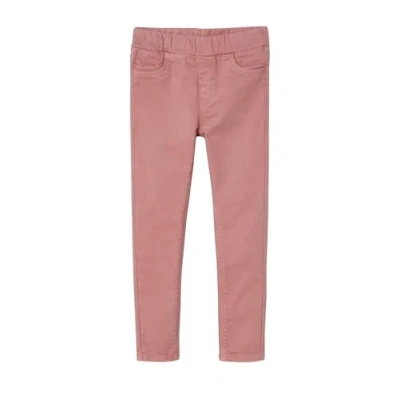 Abbildung von Vertbaudet Mädchen Slim Fit Treggings Basic Oeko TEX® Blush 134