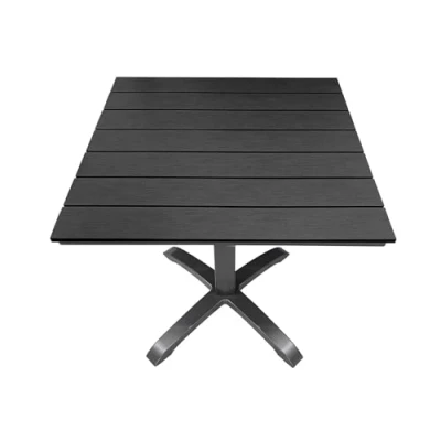 Abbildung von KYNAST Aluminium Gartentisch 70 x cm Nonwood anthrazit/schwarz