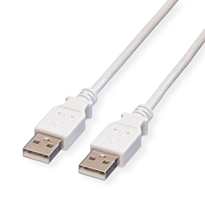 Abbildung von VALUE USB 2.0 Kabel, Typ A A, weiß, 3 m