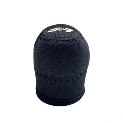 Abbildung von Simoni Racing Schaltknauf Hülle Universal Little Schwarz + Logo