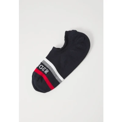 Abbildung von Tommy Hilfiger MEN Footie TAB 2 PACK Füßlinge, Herren, Größe: 39 42, Navy