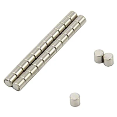 Abbildung von N42Sh Hochtemperatur Neodym Magnet Für , Engineering und Herstellungsanwendungen 2mm Durchmesser x Dick 0,15kg Ziehen Pack von 250