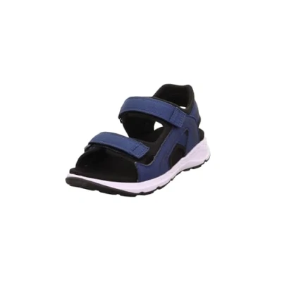 Abbildung von Superfit Criss Cross Trekkingsandale für Kinder, Größe: 39, Blau/schwarz Schuhe