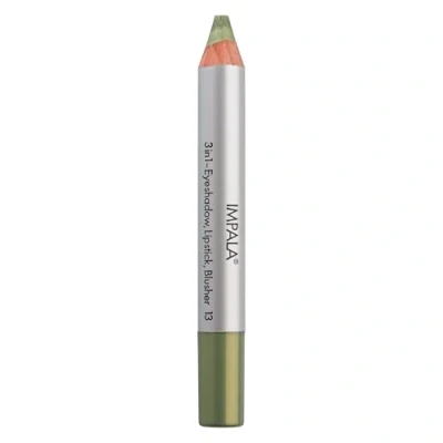 Abbildung von Impala 3 in 1 Jumbo Stift Lidschatten, Lippenstift und Rouge Geschmeidige Textur Lange Lebensdauer Intensive Farben Farbe 13 Gold