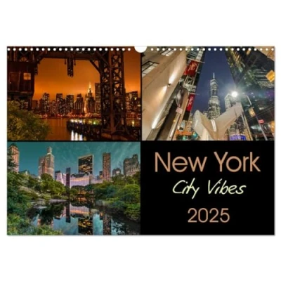 Abbildung von New York City Vibes (Wandkalender 2025 DIN A3 quer), CALVENDO Monatskalender