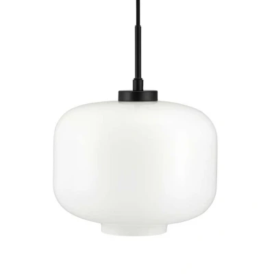 Abbildung von Dyberg Larsen Hängelampe Arp, schwarz, Glas, Ø 30 cm