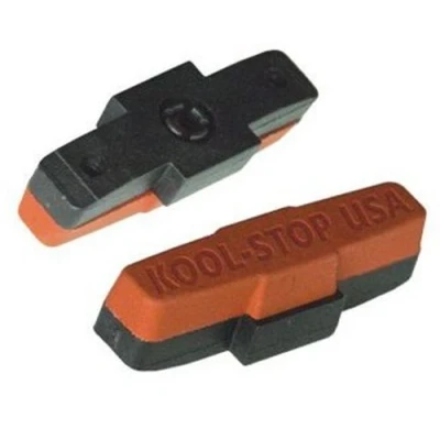 Abbildung von Kool Stop Unisex Erwachsene Bremsschuh 03177656 Bremsschuh, Schwarz,Orange, Einheitsgröße