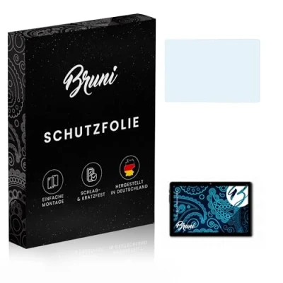 Abbildung von Bruni Schutzfolie kompatibel mit Beafon TAB Lite TW10 Folie, glasklare Displayschutzfolie (2X)