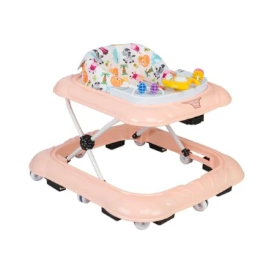 Abbildung von Baby Gehwagen Gehfrei Lauflernwagen Babywalker Lauflernhilfe Alpina (Lachs)