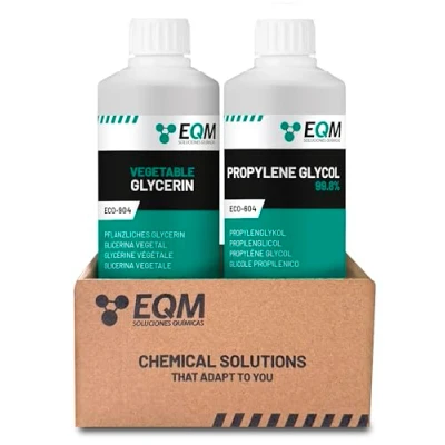 Abbildung von EQM ECO 905 Pflanzliches Glycerin 500 ML + Propylenglykol &gt; 99,5% maximale pharmazeutische Reinheit Cremes, Lotionen, Gele, Balsame