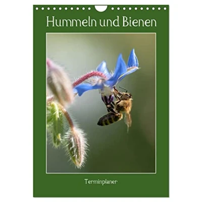 Abbildung von Hummeln und Bienen Terminplaner (Wandkalender 2025 DIN A4 hoch), CALVENDO Monatskalender