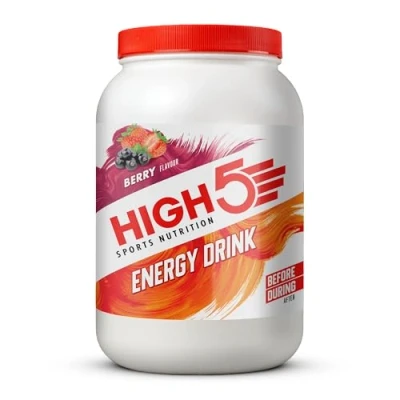 Abbildung von HIGH5 Sport Energy Drink Isotonisches Getränkepulver mit Electrolytes Kohlenhydrate Pulver &amp; Elektrolyt für Endurance und Hydration Natürliche Aromen, Vegan (Beere, 2,2kg, 46 Portionen)
