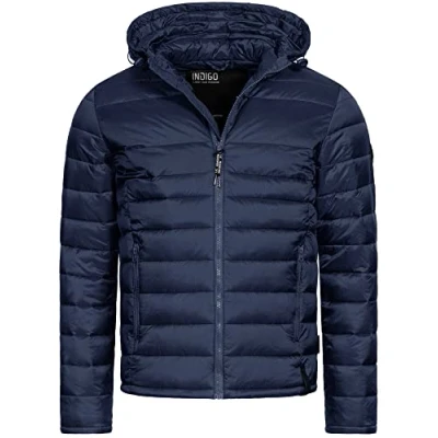 Abbildung von Indicode Jeans Hampshire Winterjacke, Herren, Größe: Small, Navy