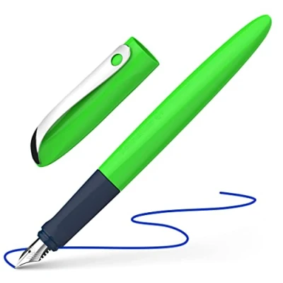 Abbildung von Schneider Füllhalter Wavy, für Rechts / Linkshänder, gummierte Griffzone, Stärke A