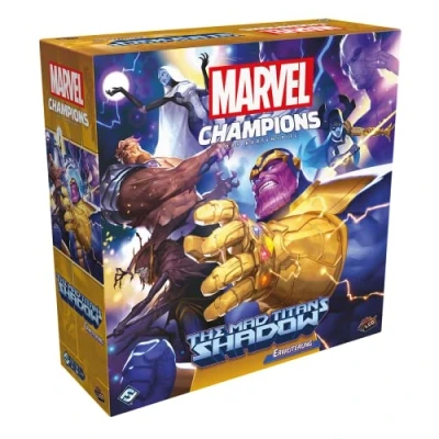 Abbildung von Fantasy Flight Games, Marvel Champions: LCG The Mad Titan&#039;s Shadow, Kampagnen Erweiterung, Expertenspiel, Kartenspiel, 1 4 Spieler, Ab 12+ Jahren, 60+ Minuten, Deutsch