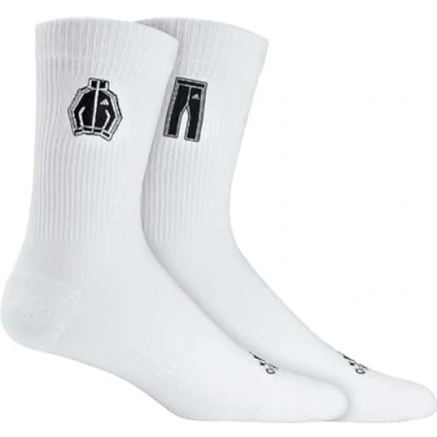 Abbildung von adidas Unisex Track Suit Embroidered Socken, White/Black,34 36 (XS)