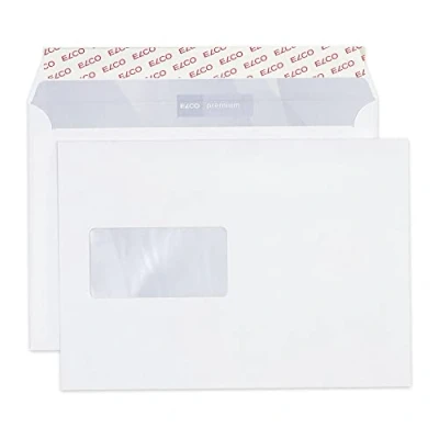 Abbildung von ELCO 32778 Premium Briefumschlag, 80 g, weiß, c5 (229x162mm) für papierformat a5