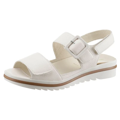 Abbildung von Waldläufer Riemchensandale &quot;HAKURA&quot;, Sommerschuh, Sandalette, Keilabsatz, mit Profilsohle, Weite H
