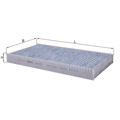 Abbildung von Filter, Innenraumluft MAHLE ORIGINAL LAK 56