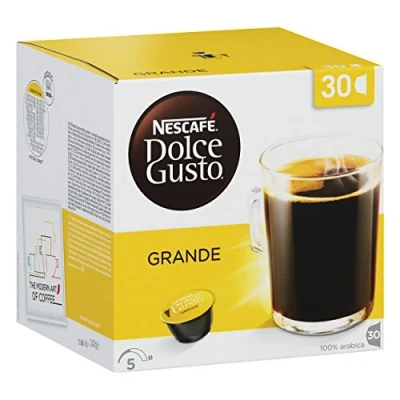 Abbildung von Nescafé Dolce Gusto Grande Vorratsbox, Kaffee, Cafe mit Crema, Kaffeekapseln, 30 Kapseln