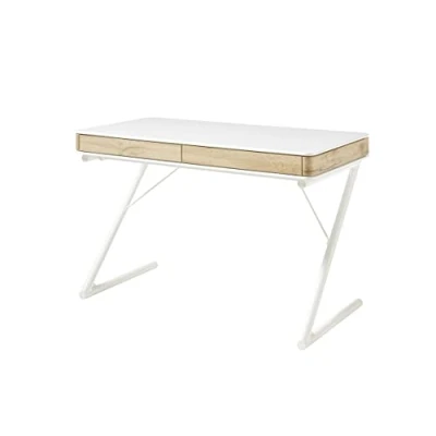 Abbildung von MCA furniture Schreibtisch &quot;Bukarest&quot;, weiß matt mit Schubladen, Breite 120 cm