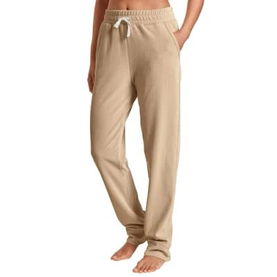 Abbildung von Calida mit Seitentaschen Nachtwäsche Hose, Damen, Größe: 32/34, Irish cream