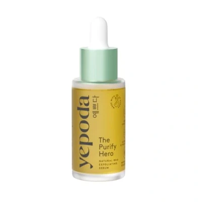 Abbildung von Yepoda THE PURIFY HERO, Natural BHA Serum mit Hyaluron Acid, Peeling Serum, Exfoliator gegen verstopfte Poren Aloe Vera (30 ml)